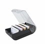 Exacompta - Réf. 5331423D - 1 Learning box BUNNYBOX A8 - dimensions 19,5x10x6,2 cm - coloris Office noir/cristal - capacité jusq