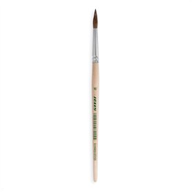 houxin Jolly - Lot de 12 pinceaux à Cheveux n° 16 - Boîte en Carton - Idéal pour l'aquarelle