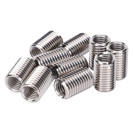 10 Pièces Intérieur M12 * 1.75 Extérieur M16 * 2 Longueur 20mm en Acier Inoxydable Mâle Femelle Réduisant le Matériel de Fixatio