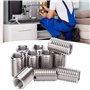 10 Pièces Intérieur M12 * 1.75 Extérieur M16 * 2 Longueur 20mm en Acier Inoxydable Mâle Femelle Réduisant le Matériel de Fixatio