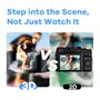 Kandao QooCam Ego - Caméra 3D intégrée avec visionneuse, vidéos 4K 60fps, Affichage stéréoscopique instantané, idéale pour Les V