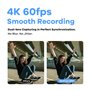 Kandao QooCam Ego - Caméra 3D intégrée avec visionneuse, vidéos 4K 60fps, Affichage stéréoscopique instantané, idéale pour Les V