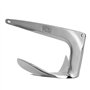 Ancre de bateau, 2 Kg 4.4 lbs Ancre de bateau en acier inoxydable 316 Ancre de griffe en acier inoxydable Ancre de bateau fixe