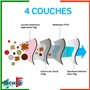 50 masques FFP2 Rose certifié CE Fabriqué en Italie Sicura BFE ≥99% SANITIZÉ et scellé individuellement EN 149:2001+A1:2009