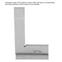 Acier inoxydable Robuste et haute précision Traitement d'angle Bloc d'angle Plaque d'angle de degré Angle de surface Essai tremp