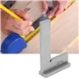 Acier inoxydable Robuste et haute précision Traitement d'angle Bloc d'angle Plaque d'angle de degré Angle de surface Essai tremp