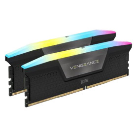 CORSAIR Vengeance RGB DDR5 RAM 32GB (2x16GB) 7000MHz CL40 Intel XMP Mémoire D'ordinateur Compatible iCUE - Noir (CMH32GX5M2B7000