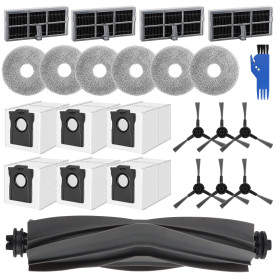 Kit d'accessoires pour Dreame L10s Pro Ultra Heat/ L10s Ultra Gen 2, 24 Pièces pour Dreame X30 Ultra/Mova E30 Ultra, Robots aspi