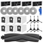 Kit d'accessoires pour Dreame L10s Pro Ultra Heat/ L10s Ultra Gen 2, 24 Pièces pour Dreame X30 Ultra/Mova E30 Ultra, Robots aspi