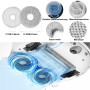 Kit d'accessoires pour Dreame L10s Pro Ultra Heat/ L10s Ultra Gen 2/ X30 Ultra/MOVA E30 Ultra, JKOISL 2 brosses à roulettes, 6 s