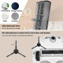 Kit d'accessoires pour Dreame L10s Pro Ultra Heat/ L10s Ultra Gen 2/ X30 Ultra/MOVA E30 Ultra, JKOISL 2 brosses à roulettes, 6 s