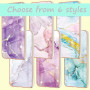 SEAHAI Coque pour Samsung Galaxy A53 5G, Ultra Mince Élégant en Silicone Souple Motifs Colorés Coque Brillante Antichoc, TPU Gel