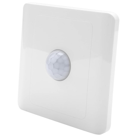 Aisuoka Interrupteur de Capteur de Mouvement Infrarouge PIR 220V ContrôLe Automatique Interrupteur D'éClairage de Lampe LED DéTe