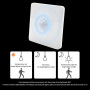 Aisuoka Interrupteur de Capteur de Mouvement Infrarouge PIR 220V ContrôLe Automatique Interrupteur D'éClairage de Lampe LED DéTe