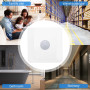 Aisuoka Interrupteur de Capteur de Mouvement Infrarouge PIR 220V ContrôLe Automatique Interrupteur D'éClairage de Lampe LED DéTe