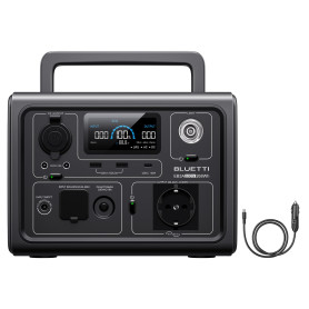 BLUETTI EB3A Station Électrique Portable, Batterie LiFePO4 268Wh, 1 Sortie CA 600W (1200W Pic), Recharge de 0 à 80% en 30 Min, G
