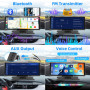 Podofo 10,26 Pouces Stéréo de Voiture Portable avec A-pple Carplay Android Auto sans Fil, écran Tactile 7-32V, Assistant Vocal d