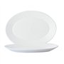 Arcoroc Restaurant Lot de 6 fontaines ovales en verre opale 32 cm