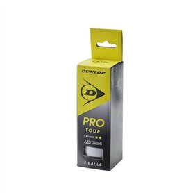 Dunlop 40+ Pro Tour 3 Balle de Tennis Adulte Unisexe