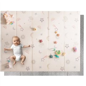 Tapis d'Éveil Réversible - NUBY - 200 x 150 x 1 cm - Arc-en-Ciel