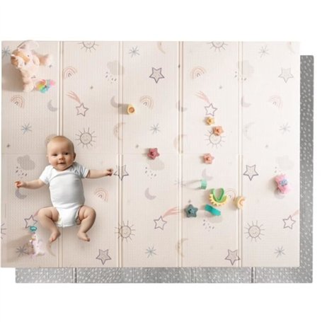 Tapis d'Éveil Réversible - NUBY - 200 x 150 x 1 cm - Arc-en-Ciel
