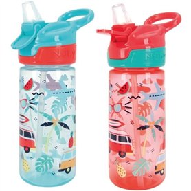 Lot de 2 gourdes - NUBY - Super Quench - 540 ml - Rose