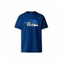T-shirt à manches courtes homme The North Face Mountain Line Tee NF0A87NTD1R1 Bleu