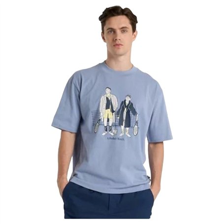 T-shirt à manches courtes homme New Balance Perfect Match Tennis T Shirt MT51412 DUS Bleu