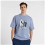 T-shirt à manches courtes homme New Balance Perfect Match Tennis T Shirt MT51412 DUS Bleu