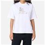 T-shirt à manches courtes femme New Balance WT43556 WT Blanc