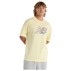 T-shirt à manches courtes homme New Balance NAT LOGO SS MT51920 PCR Jaune