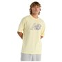T-shirt à manches courtes homme New Balance NAT LOGO SS MT51920 PCR Jaune