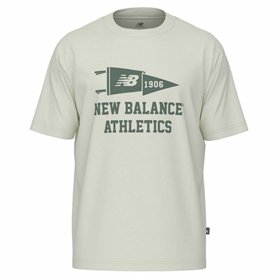 T-shirt à manches courtes homme New Balance Varsity Pennant MT51924 SST Blanc