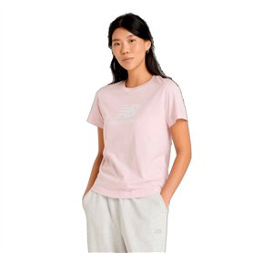 T-shirt à manches courtes femme New Balance SE JR LOGO TEE WT41502 RSG Rose