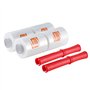 VEVOR Film étirable, 12,7 cm x 305 m, rouleaux de film transparent étirable et durable, lot de 4, calibre 80, film robuste étira