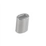 Futheda 100 pcs 1,2 mm câble câble métallique en forme de ovale en aluminium manches Pinces à sertir passants Argenté
