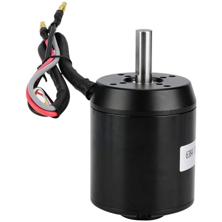 VOBOR Moteur détecté sans balais Outrunner du Moteur 6384 120KV BLDC de Scooter for la Planche à roulettes de équilibrage électr