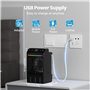 Climatiseur Mobile, 5 en 1 Climatiseur Portable Rafraichisseur D'air Silencieux avec Télécommande, 4 Vitesses, 2 Brumes, 2-12H T