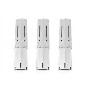 LOKHING Lot de 3 plaques de Chauffage universelles de Rechange réglables et résistantes en Acier Inoxydable pour Barbecue à gaz