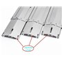 LOKHING Lot de 3 plaques de Chauffage universelles de Rechange réglables et résistantes en Acier Inoxydable pour Barbecue à gaz,