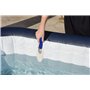 KAHEIGN Kit De Nettoyage De Spa, Skimmer De Piscine avec Brosse pour Pataugeoire, Tampon à Récurer, Gants pour Bassin De Jardin 