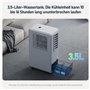 Climatiseur Mobile sans évacuation 3 en 1 : climatiseur, déshumidificateur, ventilateur - Économie d'énergie de 150 W pour cuisi