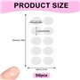 Invisible Patchs de Support de Boucle d'Oreille