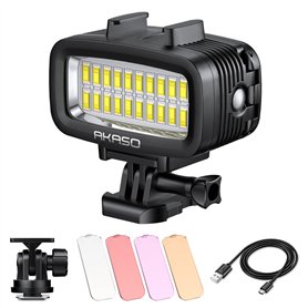 AKASO Lampe sous-marine étanche de 40 m