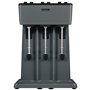 VEVOR Mixeur Électrique pour Milkshakes 3 Têtes Machine à Milkshake 750 W 3 Vitesses 15000/18000/21000 tr/min 3 Gobelets en Inox