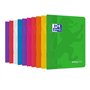 OXFORD EasyBook Lot de 10 Cahiers Agrafés Petits Formats 17 x 22cm 96 Pages Grands Carreaux Seyès 90gr Couleurs Assorties
