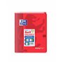 OXFORD EasyBook Lot de 10 Cahiers Agrafés Petits Formats 17 x 22cm 96 Pages Grands Carreaux Seyès 90gr Couleurs Assorties