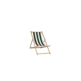 Chilienne en bois et coton Cancale rayé vert