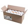 Exacompta - Réf. 40359E - Paquet de 5 bobines pour tickets de caisse 76x70 mm - 24m- 2 plis chimique (blanc/blanc) autocopiant 5