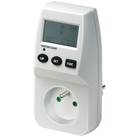 Brennenstuhl Compteur électrique EM 231 / compteur d'énergie avec protection tactile améliorée (compteur de prad aide à réduire